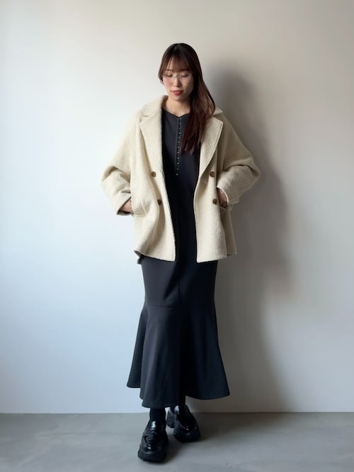 BAB（バブ） ダウンコート ダウンジャケット スリーブデザインハーフ丈