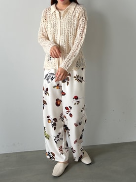 「Bab（バブ）のアイテム（パンツ）」を使った、kae050さん（レディース・168cm）の秋コーディネート