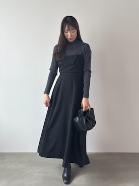 「トレンド秋素材コーデ」｜kae050さん（レディース・168cm）の秋コーディネート