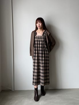 kae050さん（骨格ナチュラル・レディース・168cm）の秋コーディネート