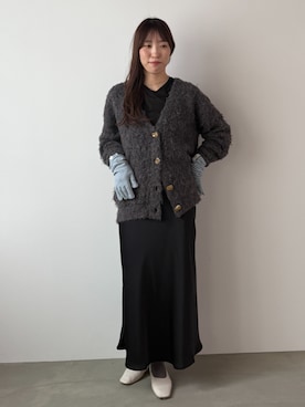 「アイテム（手袋）」を使った、kae050さん（レディース・168cm）の秋コーディネート