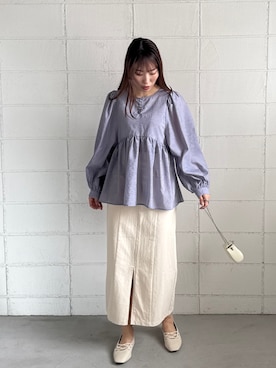 「Bab（バブ）のアイテム」を使った、kae050さん（レディース・168cm）の春コーディネート