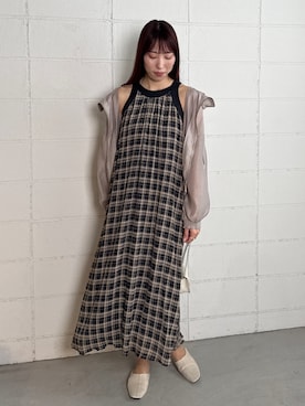 「アイテム（その他アウター）」を使った、kae050さん（レディース・168cm）の夏コーディネート