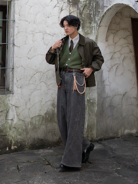 ゆうさん（メンズ・182cm）の春コーディネート