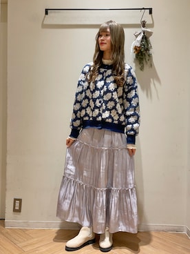 harukaさん（レディース・163cm）の冬コーディネート