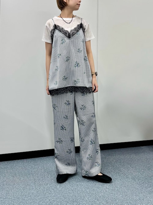 キャミソール Margaux Dereume × SLOBE lingerie キャミブラウス uky12 