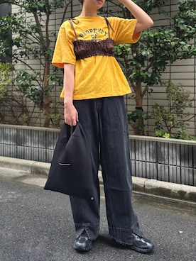 「FUULLY STUDIO（フーリィーステューディオ）のアイテム」を使った、uky12さん（レディース・154cm）の夏コーディネート