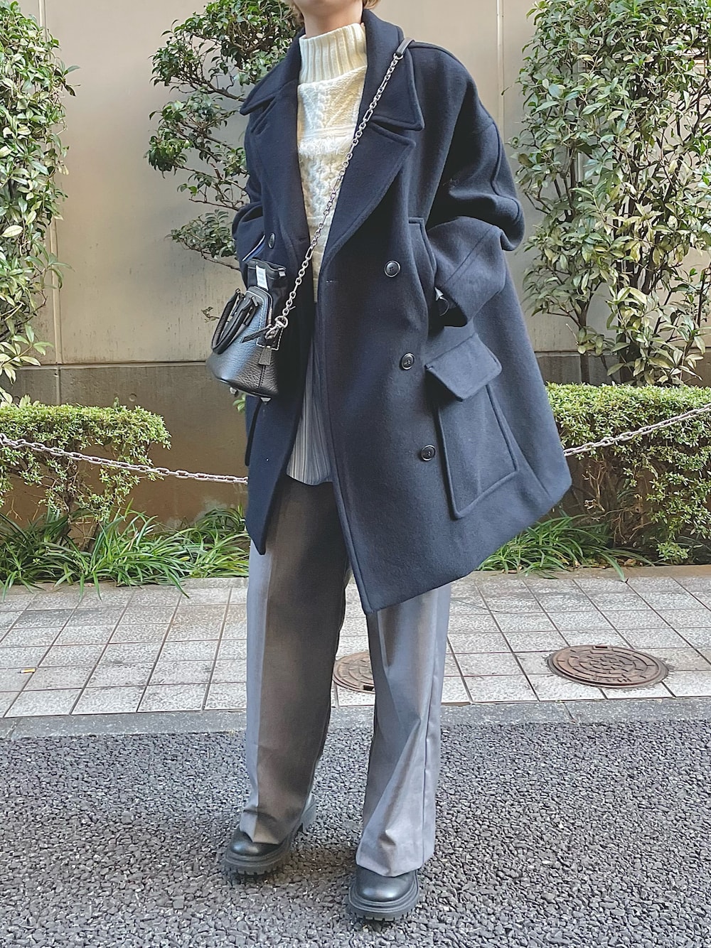 SLOBE IENAのピーコートを使った人気ファッションコーディネート