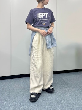 「KBF（ケイビーエフ）のアイテム」を使った、uky12さん（レディース・154cm）の春コーディネート