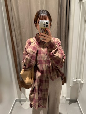 「アイテム（ローファー）」を使った、uky12さん（レディース・154cm）の秋コーディネート