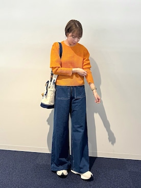 「Omekashi（オメカシ）のアイテム」を使った、uky12さん（レディース・154cm）の春コーディネート