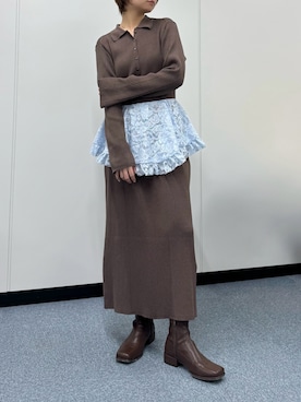 「yae（ヤエ）のアイテム」を使った、uky12さん（レディース・154cm）の春コーディネート