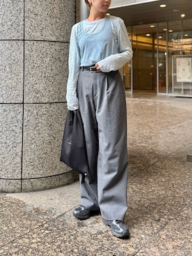 「LAATO（ラート）のアイテム」を使った、uky12さん（レディース・154cm）の春コーディネート