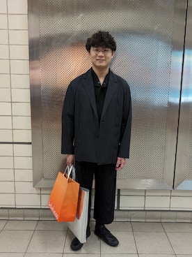 「HOMME PLISSE ISSEY MIYAKE（オムプリッセイッセイミヤケ）のアイテム（オールインワン・サロペット）」を使った、marcowan00さん（メンズ・168cm）の春コーディネート