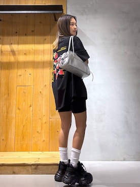 「PBLIM（ページボーイリム）のアイテム（トップス）」を使った、hinako2424さん（レディース・153cm）の春コーディネート