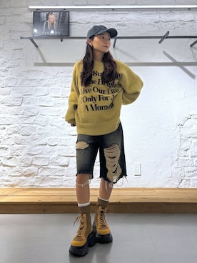 「PBLIM（ページボーイリム）のアイテム（トップス）」を使った、hinako2424さん（レディース・153cm）の秋コーディネート