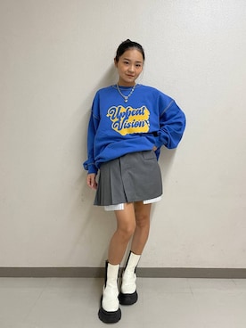 「PBLIM（ページボーイリム）のアイテム（トップス）」を使った、hinako2424さん（レディース・153cm）の冬コーディネート