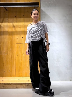 「PAGEBOY」｜「アイテム（アクセサリー）」を使った、hinako2424さん（レディース・153cm）の夏コーディネート