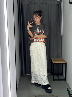 「PBLIM（ページボーイリム）のアイテム（トップス）」を使った、hinako2424さん（レディース・153cm）の夏コーディネート