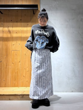 「PBLIM（ページボーイリム）のアイテム（トップス）」を使った、hinako2424さん（レディース・153cm）の秋コーディネート