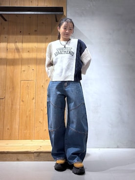 hinako2424さん（レディース・153cm）の冬コーディネート