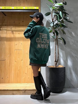 「PBLIM（ページボーイリム）のアイテム（トップス）」を使った、hinako2424さん（レディース・153cm）の秋コーディネート