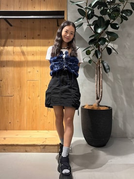 「アイテム（その他トップス）」を使った、hinako2424さん（レディース・153cm・20代）の夏コーディネート