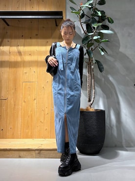 「アイテム（ワンピース/ドレス）」を使った、hinako2424さん（レディース・153cm・20代）の秋コーディネート