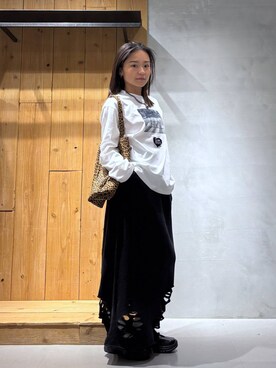 「PBLIM（ページボーイリム）のアイテム（バッグ）」を使った、hinako2424さん（レディース・153cm）の春コーディネート