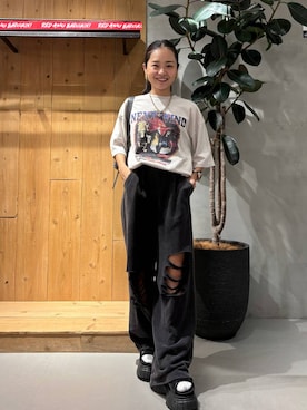 「PBLIM（ページボーイリム）のアイテム（トップス）」を使った、hinako2424さん（レディース・153cm）の夏コーディネート