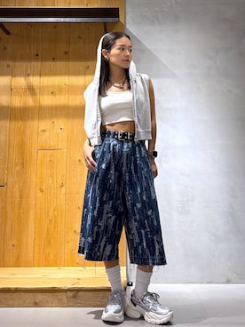 「アイテム（パーカー）」を使った、hinako2424さん（レディース・153cm・20代）の夏コーディネート