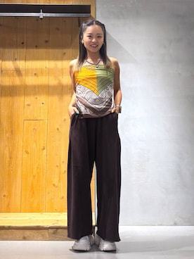 「アイテム（バンダナ/スカーフ）」を使った、hinako2424さん（レディース・153cm・20代）の夏コーディネート