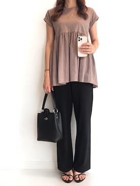 「アイテム（イヤリング）」を使った、namakemushiさん（レディース・166cm）の夏コーディネート
