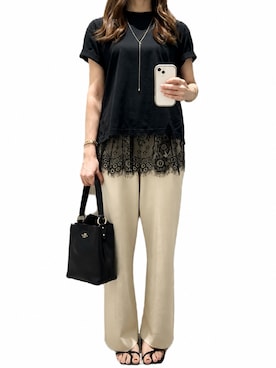 「COACH（コーチ）のアイテム」を使った、namakemushiさん（レディース・166cm）の夏コーディネート