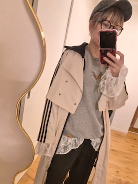 もかちーのさん（レディース・156cm）の冬コーディネート