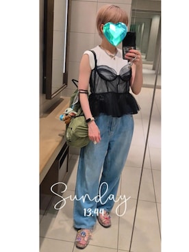 もかちーのさん(レディース・156cm)の夏コーディネート