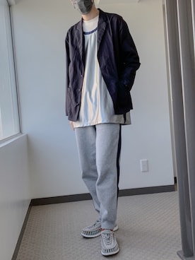 「UNIQLO U」｜loupさん（メンズ・180cm）の夏コーディネート