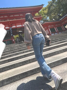 「To the sea（トゥーザシー）のアイテム」を使った、sy___gv:)さん（レディース・162cm）の春コーディネート