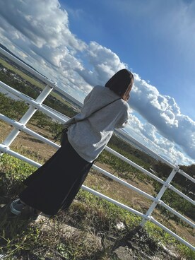 「AZUL（アズール）のアイテム（バッグ）」を使った、sy___gv:)さん（レディース・162cm）の秋コーディネート