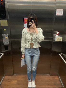 「A&F（エーアンドエフ）のアイテム」を使った、♩LinLinLin♫さん（レディース・168cm）の夏コーディネート