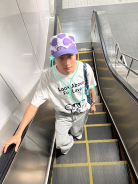 「KEEN（キーン）のアイテム」を使った、游豐澤さん（メンズ・178cm）の夏コーディネート