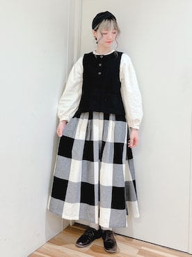 miki.mさん（レディース・165cm）の冬コーディネート