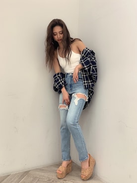 HARUKIさん（レディース・158cm）の春コーディネート