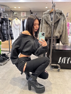 HARUKIさん（レディース・158cm）の冬コーディネート