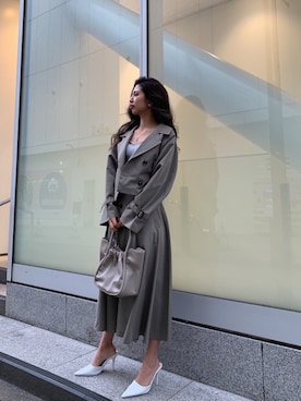 HARUKIさん（レディース・158cm）の冬コーディネート