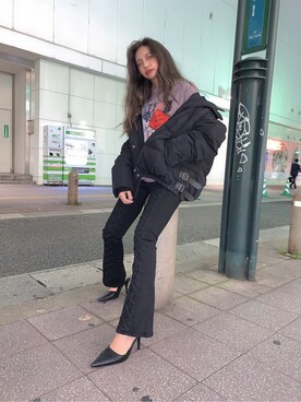 「ジェイダ」｜「アイテム（その他アウター）」を使った、harukiさん（レディース・158cm）の秋コーディネート
