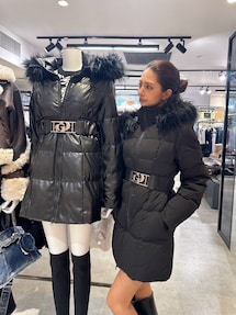 GDベルト付きロングダウンコート｜ジェイダ（GYDA）公式通販｜RUNWAY