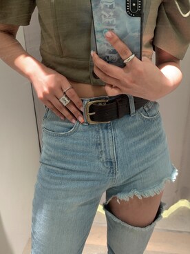 「GYDA（ジェイダ）のアイテム（リング）」を使った、HARUKIさん（レディース・158cm）の夏コーディネート