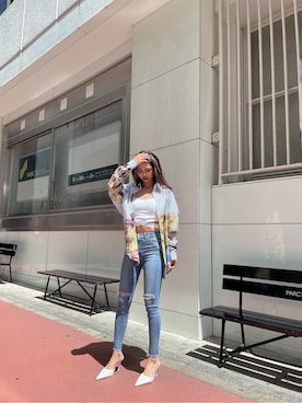 HARUKIさん（レディース・158cm）の春コーディネート