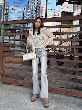 HARUKIさん（骨格ウェーブ・レディース・158cm）の冬コーディネート